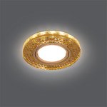 Светильник Gauss Backlight BL078 Круг Золото/Кристалл/Золото, Gu5.3, LED 2700K (BL078)