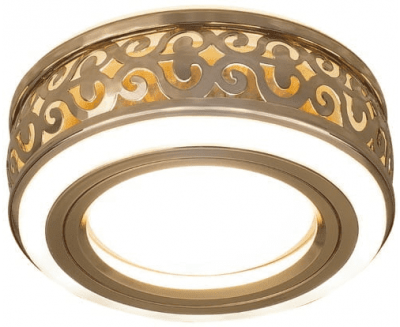 Светильник Gauss Backlight BL092 Кругл. Золото/Белый, Gu5.3, 3W, LED 3000K (BL092) Светильник Gauss Backlight BL092 Кругл. Золото/Белый, Gu5.3, 3W, LED 3000K (BL092)