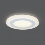 Светильник круглый встраиваемый Gauss Backlight BL116 6+3W, LED 3000K