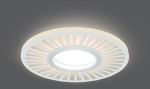 Светильник Gauss Backlight BL137 Кругл./узор. Белый, Gu5.3, 3W, LED 3000K