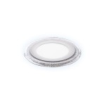 Светильник Gauss Bubbles круг 6+3W, 540lm 4000K 180-265V IP20 монтаж ?110 144*31мм 3 режима LED (BL317)