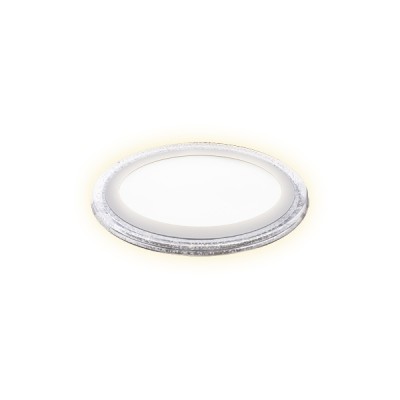 Светильник Gauss Bubbles круг 12+4W, 1200lm 3000K 180-265V IP20 монт ?160 193*31мм 3 реж LED (BL318)