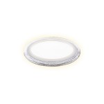 Светильник Gauss Bubbles круг 12+4W, 1200lm 3000K 180-265V IP20 монт ?160 193*31мм 3 реж LED (BL318)