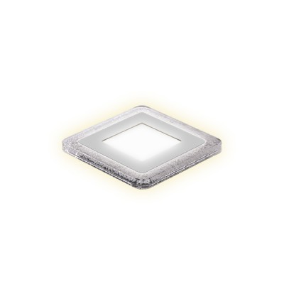 Светильник Gauss Bubbles кв3+3W, 350lm 3000K 180-265V IP20 монт ?80 103*103*31мм 3 реж LED (BL320)
