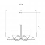 Люстра KUTEK MOOD BOLT BOL-ZW-6 (N)