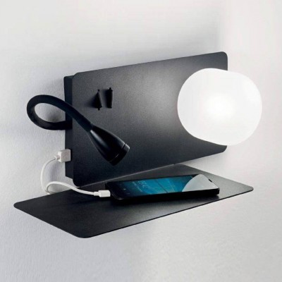

Светильник бра Ideal lux BOOK-1 AP2 NERO (174808, BOOK-1 AP2 NERO