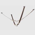 Светильник подвесной Crystallux BOSQUE SP7 L3000 BROWN/TRANSPARENT BOSQUE