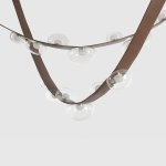 Светильник подвесной Crystallux BOSQUE SP7 L3000 BROWN/TRANSPARENT BOSQUE