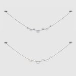 Светильник подвесной Crystallux BOSQUE SP7 L3000 GREY/TRANSPARENT BOSQUE