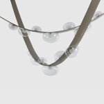 Светильник подвесной Crystallux BOSQUE SP7 L3000 GREY/TRANSPARENT BOSQUE