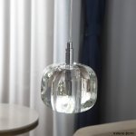 Светильник подвесной Crystallux BOX SP1 CHROME/TRANSPARENT BOX