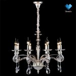Люстра в виде свечей Bogates 203/8 хрусталь Strotskis