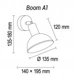 Настенный светильник Boom A2 09