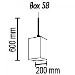 Подвесной светильник Box S8 12 01g