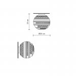 Настенный/Потолочный светильник Karman Braille 25