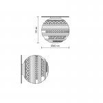 Настенный/Потолочный светильник Karman Braille 40