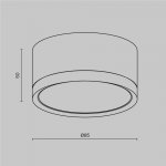 Потолочный светильник Voltega C-VGL086CL-GX53-SRD-WB