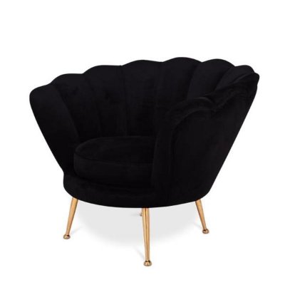 Кресло Delight C0206-1D black/gold