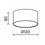 Потолочный светильник Maytoni C032CL-12W3K-RD-B Zon