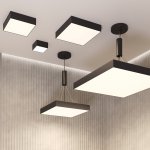 Потолочный светильник Maytoni C032CL-12W4K-SQ-B Zon