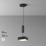Потолочный светильник Maytoni C032CL-24W3K-SQ-B Zon