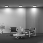 Потолочный светильник Maytoni C032CL-36W4K-SQ-B Zon