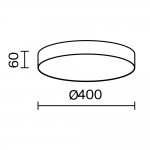 Потолочный светильник Maytoni C032CL-45W3K-RD-B Zon