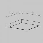 Потолочный светильник Maytoni C032CL-45W4K-SQ-W Zon