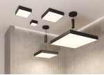Потолочный светильник Maytoni C032CL-90W4K-SQ-B Zon