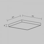Потолочный светильник Maytoni C032CL-90W4K-SQ-B Zon
