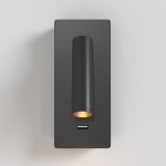 Светильник бра с USB Maytoni C041WL-L3B3K Mirax