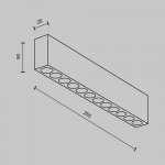 Потолочный светильник Technical C066CL-20W3-6K-B