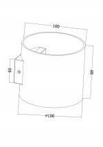 Бра Maytoni C066WL-01W Rond