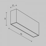 Потолочный светильник Technical C068CL-12W3-6K-W