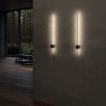 Светильник настенный светодиодный черного цвета Maytoni C070WL-L6GB3K Pars