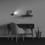 Настенный светильник бра Maytoni C079WL-L3B3K Twist