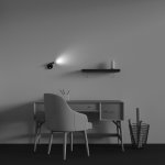 Настенный светильник бра Maytoni C081WL-L3BBS3K Twist