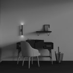 Настенный светильник бра Maytoni C082WL-12W2.7K-B Calipso