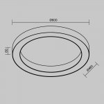 Потолочный светильник Technical C093CL-45W3K-B