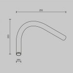 Светильник Technical C104WL-3W3-6K-BS