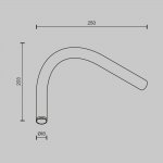 Светильник Technical C104WL-3W3-6K-B