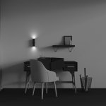 Настенный светильник бра Maytoni C106WL-02-GU10-B Calipso