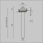 Встраиваемый светильник Maytoni C140TRS-L300-7W4K-B Focus T