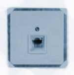 Гуси-Электрик С1К1-004 Механизм розетки компьютерной RJ45, цвет матовое серебро