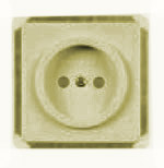 Гуси-Электрик С1Р2-005 Механизм розетки без БЗК, с ЗП, 16 А, 250 V, цвет матовое золото