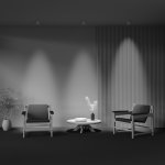 Потолочный светильник Maytoni C217CL-15W4K-W Lens