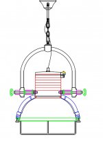 Люстра Fork Chrome MAK interior C704 Хром