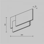 Светильник бра Maytoni C804WL-L12W Trame Ceiling & Wall