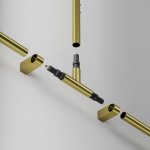 Комплектующие для систем освещения с токоведущими элементами Technical CA007TC-BS