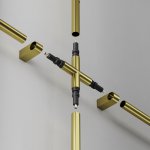 Комплектующие для систем освещения с токоведущими элементами Technical CA008TX-BS